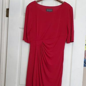 Short Sleeved Red Dress